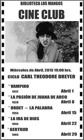 El día de la Ira - Cine Club Muégano