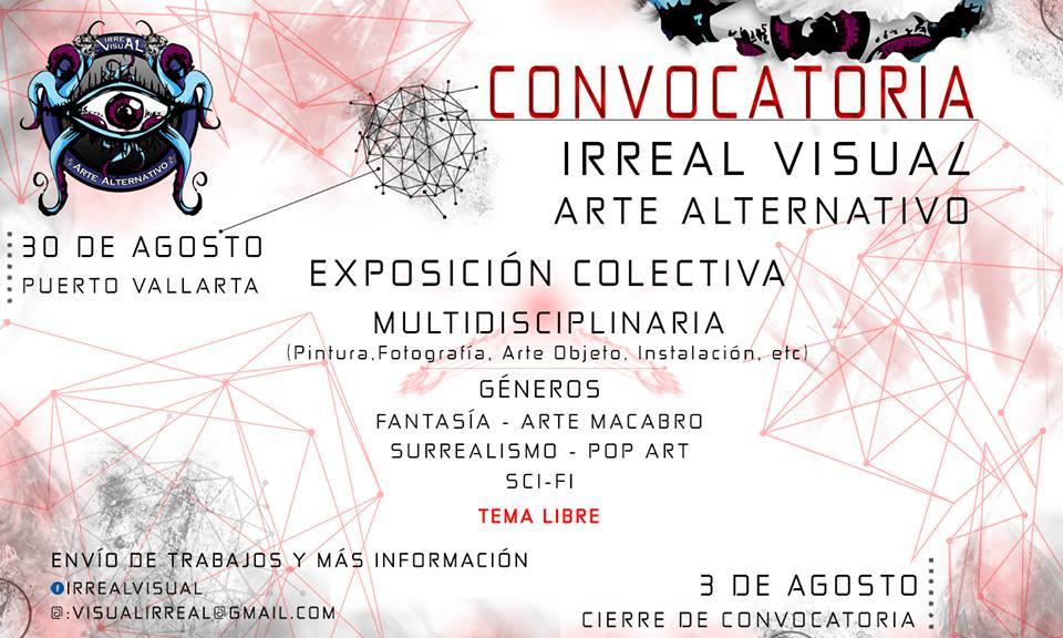 Convocatoria Irreal Visual 30 de Agosto