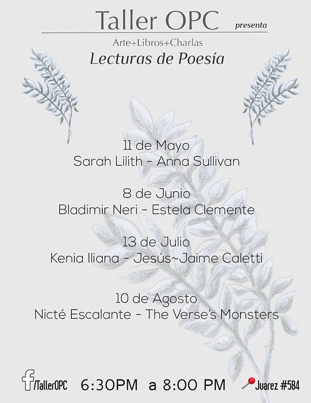 Lecturas de Poesía en Taller OPC
