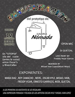 Pre inauguración Galería Nómada