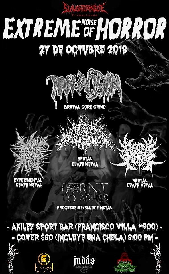 Slaughterhouse Productions presenta: EXTREME NOISE OF HORROR.